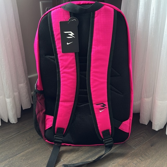 Nike Pink Prime Backpack,Large,3 compartment w/15” padded laptop slot and more - Picture 5 of 15
